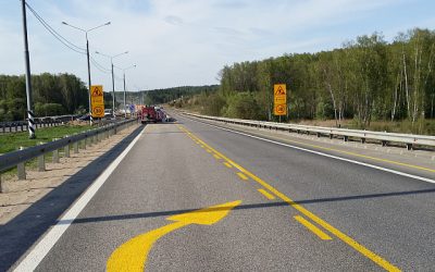 О временной организации дорожного движения на участке автодороги М6